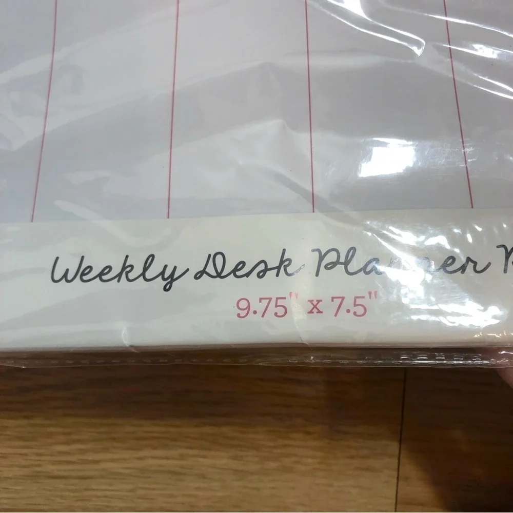 Weekly Desk Calendar Planner Pad Organizer NEW